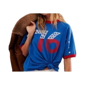 Free People NWT Women’s 76 Ringer Tee Size S